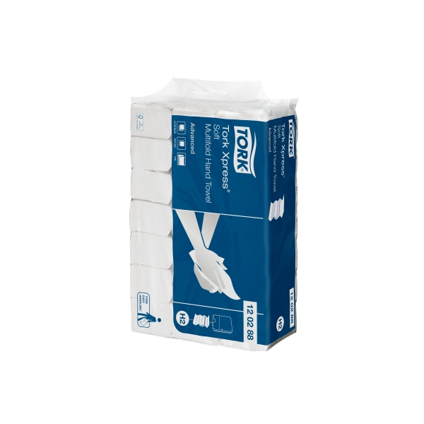 Tork Xpress® miękki ręcznik Multifold, czteropanelowy (w składce wielopanelowej)